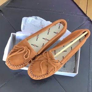 Brand new size 11 Minnetonka Moccasins